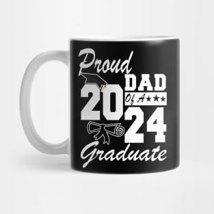 Proud Dad of a 2024 Graduate Class of 2024 Graduation Mug